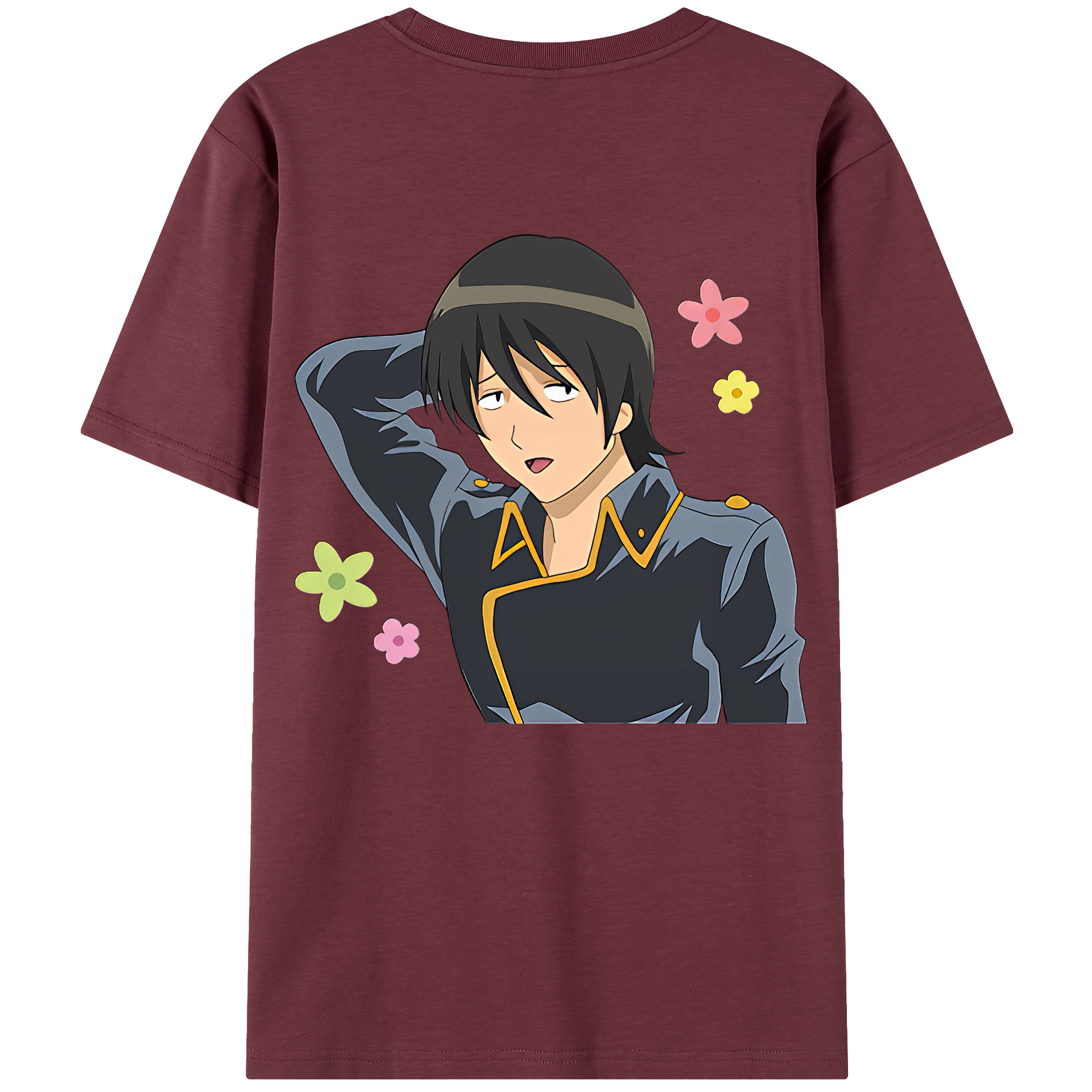 （画像用） ぎんたま 坂田銀時（さかたぎんとき） 神楽 志村新八（しむら しんぱち） GINTAMA Sakata Gintoki Kagura Shimura Shinpachi 綿100％半袖Tシャツ（背面プリント）